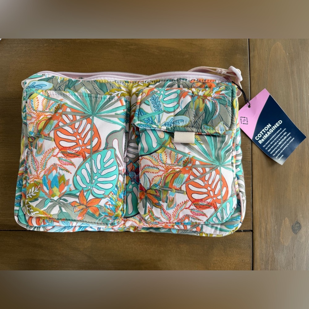 Vera Bradley Utility Small Crossbody  Bag Rainforest Canopy - NEW WITH TAGS